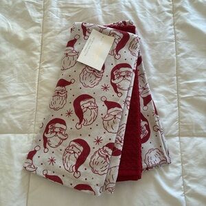 Isaac Mizrahi Red and Cream Santa Dish Towels